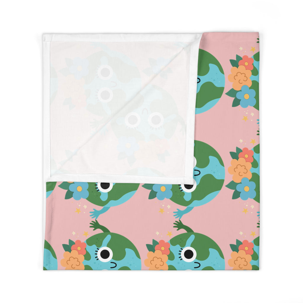 Earthy Pattern Baby Swaddle (Pink)
