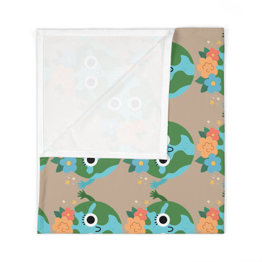 Earthy Pattern Baby Swaddle (Beige)