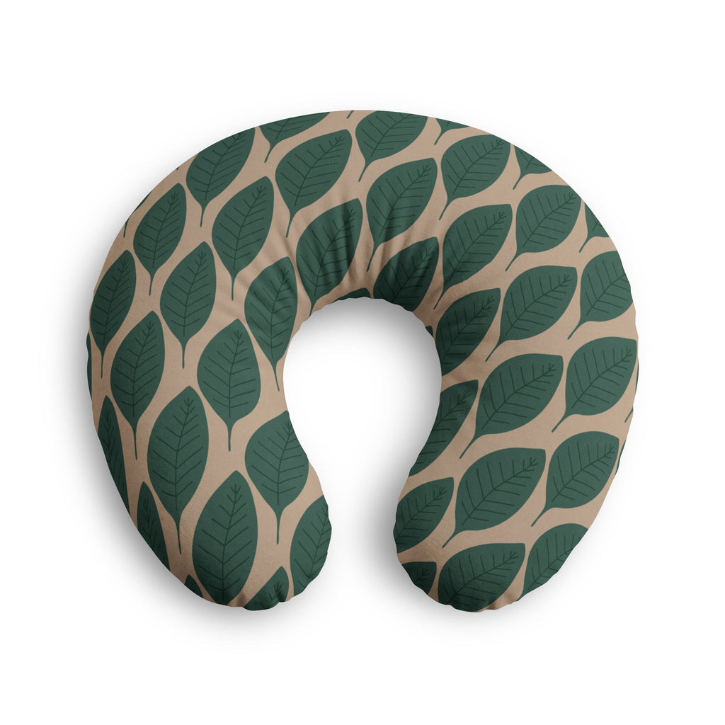 Leafy Nursing Pillow Cover (Beige)