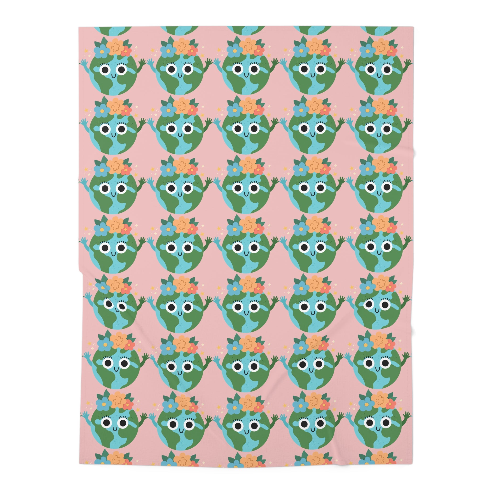 Earthy Pattern Baby Swaddle (Pink)