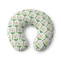 Floral Nursing Pillow Cover (White)