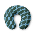 Leafy Nursing Pillow Cover (Blue)