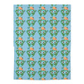 Earthy Pattern Baby Swaddle (Blue)